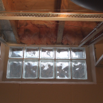 Drop ceiling window well slope metal framing